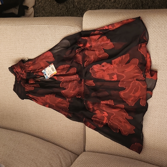 Robert Graham Trina Silk Halter - size L - Picture 2 of 3